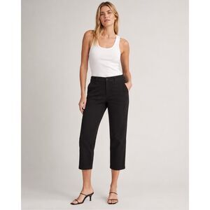 AYR Midrise Black Cropped Straight Leg Pants Size 29 Non Ripped #1000
